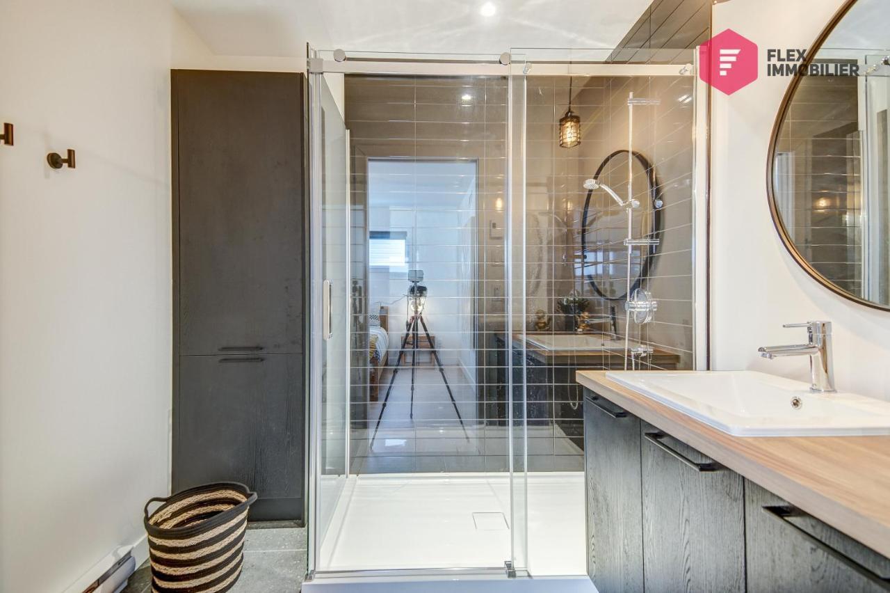 Le Blanc Bouleau De Portneuf / Private Hot Tub Villa Pont-Rouge Екстериор снимка