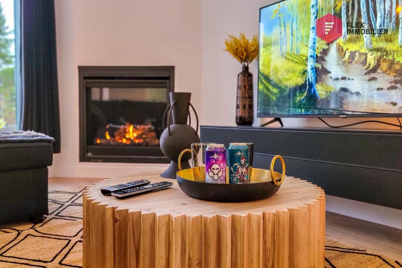 Le Blanc Bouleau De Portneuf / Private Hot Tub Villa Pont-Rouge Екстериор снимка